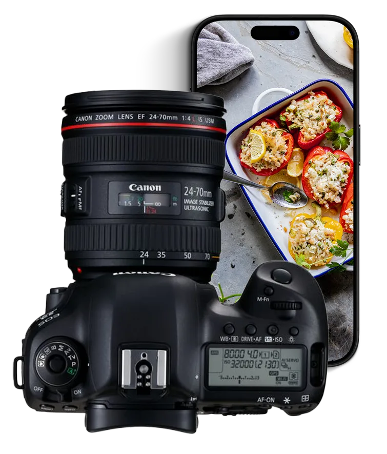 Food-Fotografie Steiermark - Kulinarische Magazinaufnahme von gefüllten Paprika